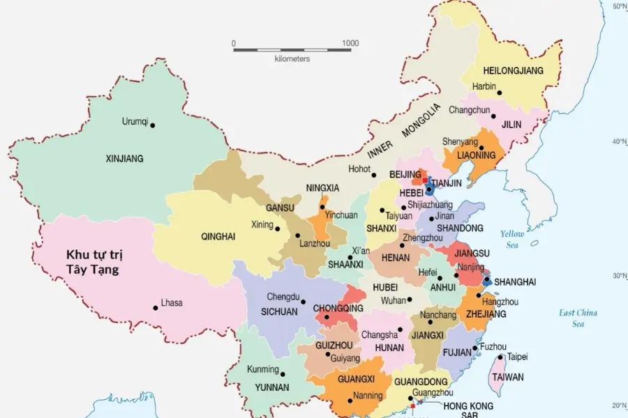 Bản đồ địa hình Tây Tạng có gì đặc biệt